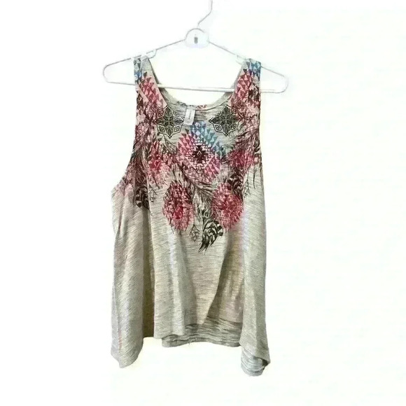 No Boundaries Southwest Aztec Print Tank Top 2XL - Picture 1 of 5